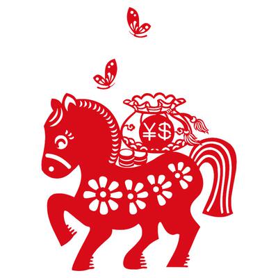 佳印小筑马年窗花剪纸领券购物