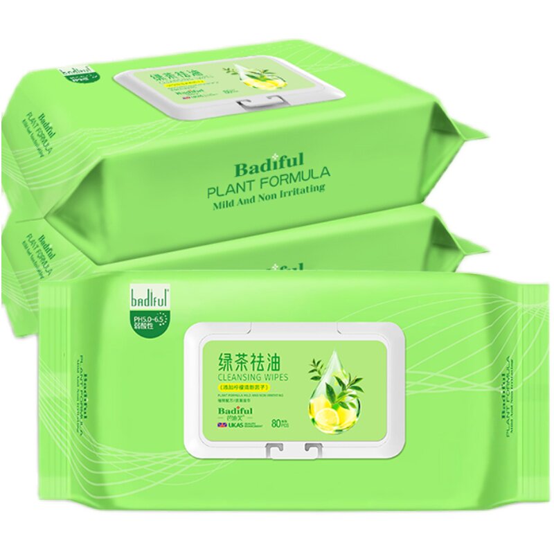 湿纸巾擦脸去油湿巾专用洗脸湿纸巾擦脸洁面提神擦汗清凉便携湿巾