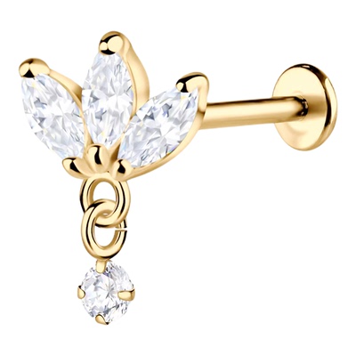 螺丝拧医用型养耳洞睡觉耳钉