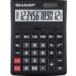 正品SHARP夏普CH-G12大号台式计算器 商务办公 财务会计用计算机