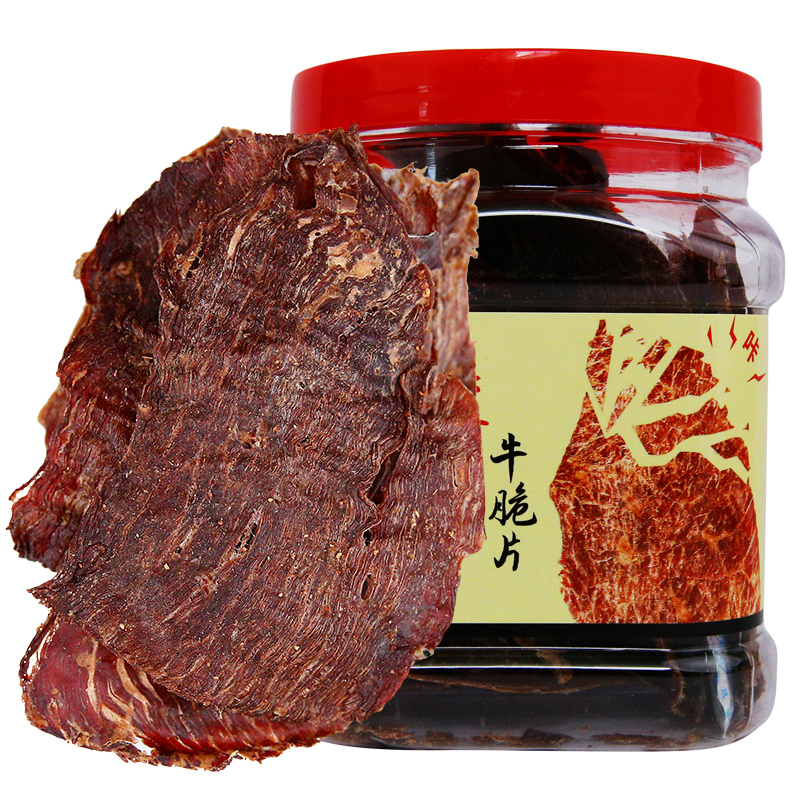 奇圣薄切牛脆脆牛肉干風干牛肉脆片無添加西藏特產(chǎn)解饞休閑小零食