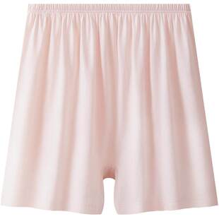 三枪内裤女新品大码二合一安全裤纯棉抗菌透气平角睡裤不夹臀