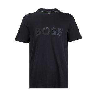 Hugo Boss雨果博士男经典logo全棉短袖T恤男士2025春夏新款XY推广