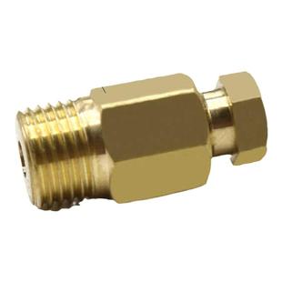 内卡接头滑块油嘴PD直通接头铜卡套接头弯头铝管铜管尼龙油管接头