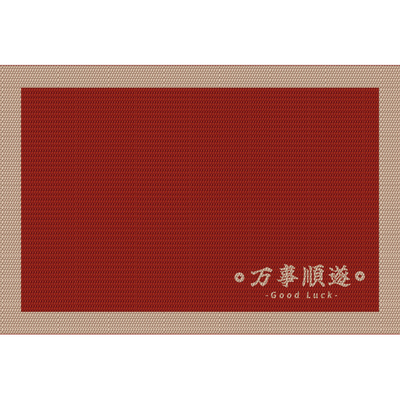 入户门地垫进门地毯2025新款红色