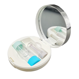 欧几里德伴侣盒收纳盒近视OK镜角膜塑形镜硬性RGP镜盒吸棒镜子