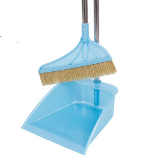 软毛细毛猪鬃毛扫把簸箕组合套装马鬃毛笤帚单个家用扫地畚斗魔法
