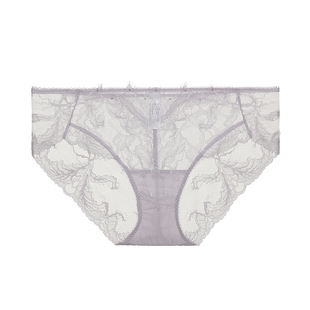 LACLOVER兰卡文仙女系内裤女蕾丝曼妙花海红色红品本命年LC23SW1