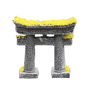 有货 yell扭蛋 小动物石像雪狐银杏灯笼 秋冬迷你造景装饰摆件