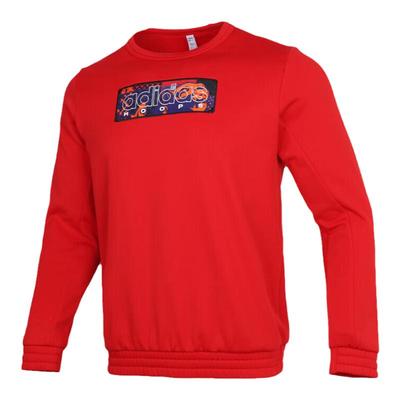 阿迪达斯男篮球运动加绒卫衣