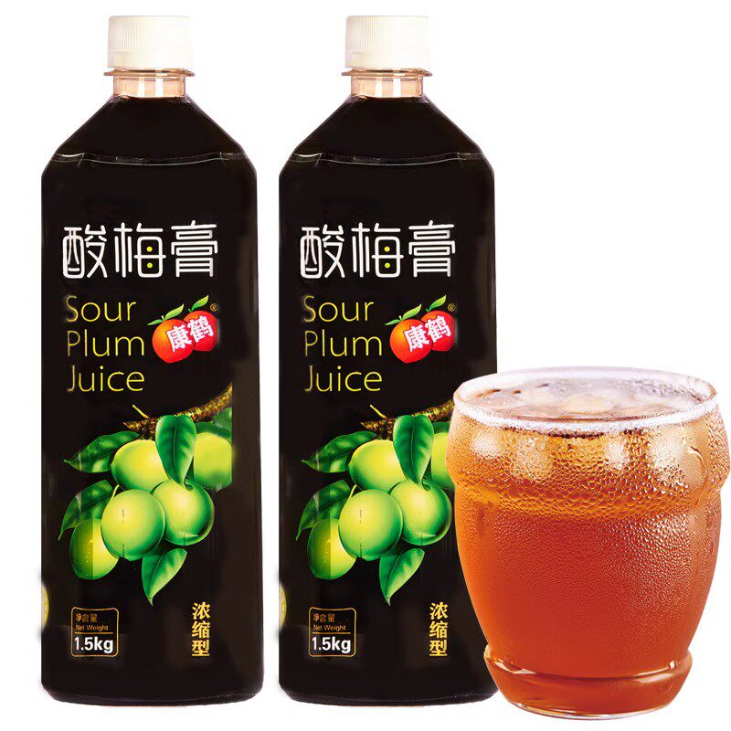 康鹤酸梅膏酸酸甜甜饮品