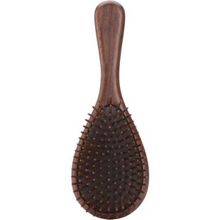 初心胡桃木气囊梳防静电气垫按摩梳头部经络梳家用大号顺发梳木梳