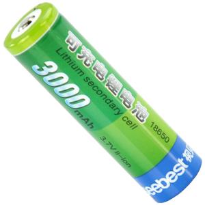 视贝18650锂电池3000毫安强光手电筒专用电池大容量充电电池3.7V