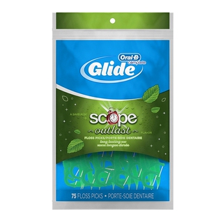 现货美国Oral-b正品欧乐B Glide scope长效薄荷味丝滑牙线棒300支