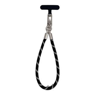 牢固金属扣手机挂绳欧洲防盗绳挂手上腕带手绳户外运动旅游背包钥匙扣相机挂件黑白灰简约高级百搭男夹片壳女