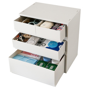 入户玄关收纳盒进门钥匙摆件整理柜桌面抽屉口罩杂物大容量置物架