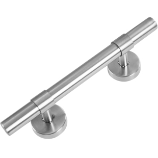 暗装可调孔距木门不锈钢把手铁门单面拉手通道门明装防盗大门拉手