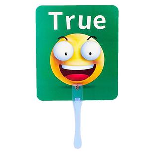 评委打分牌手举表情牌英语课堂教具对错牌儿童举手牌辩论赛道具牌