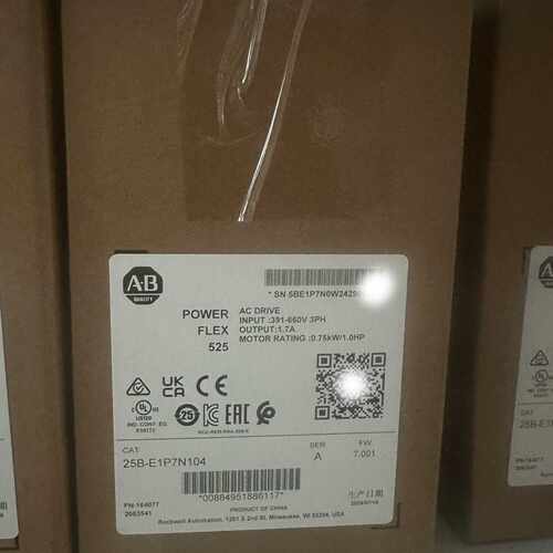 溢价-AB变频器，型号25B-E1P7N104，输入电压391