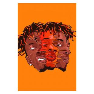 21 Savage海报萨 维奇专辑封面欧美音乐人嘻哈说唱网咖墙贴装饰画