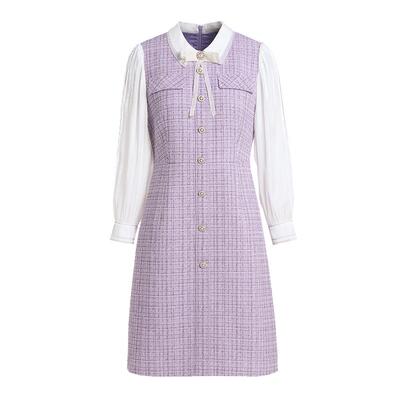 【明星同款】乔万尼早春连衣裙高级感春装新款小香风套装EF3E852