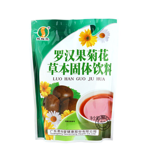 广东双梅爽罗汉果菊花茶颗粒凉茶冲剂清凉上火夏日酷暑草本饮料茶