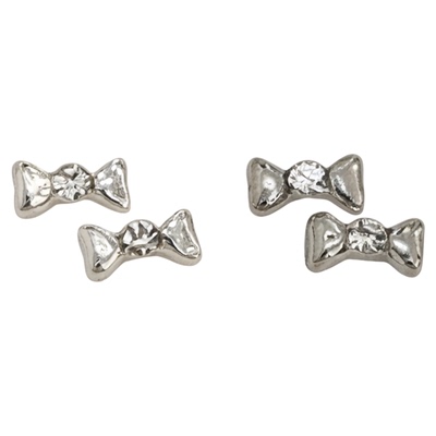 网红爆款蝴蝶结ins风美甲饰品