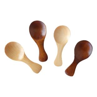 厂价直销小木勺子 短柄奶粉勺茶叶勺调料勺盐勺8*3.5CM迷你小勺子