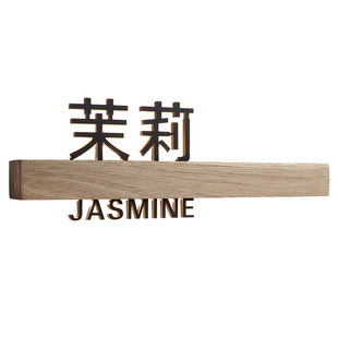 高档美容室发光门牌酒店茶楼餐厅LED包厢灯牌工作室民宿房间门牌水汇娱乐会所包房牌充电亮灯包间名称牌订制