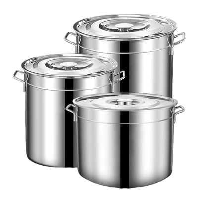 带盖商用不锈钢桶加厚304