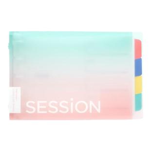 日本maruman满乐文session迷你活页本B7渐变可替换芯笔记本便携