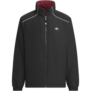 adidas阿迪达斯三叶草男子立领宽松运动夹克棉服外套KA0821