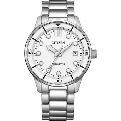 西铁城机械日历夜光男表