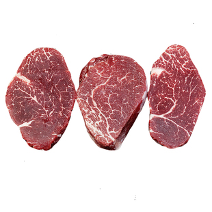 澳洲安格斯M3+菲力厚切原切可定制惠灵顿新鲜谷饲牛柳健身牛排