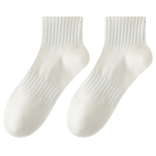 诸暨袜子男士纯棉短袜夏季跑步运动袜防臭吸汗春秋季男生中短筒袜