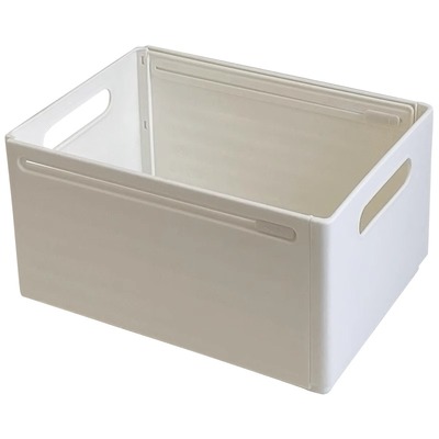 2025新款可伸缩厨房收纳盒奶油风