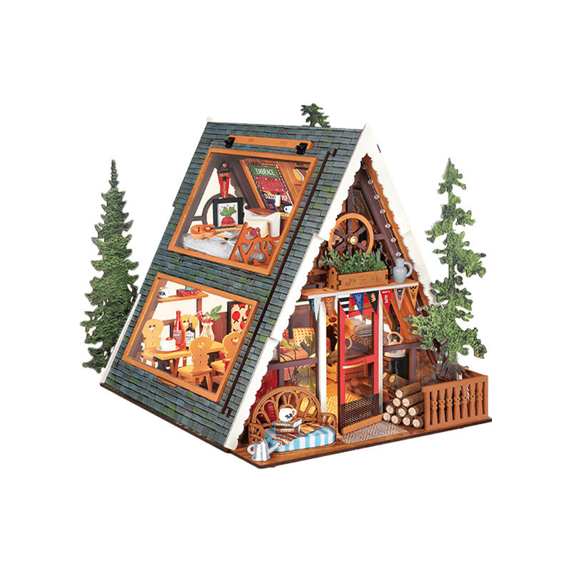 rolife若来三角木屋手工diy小屋