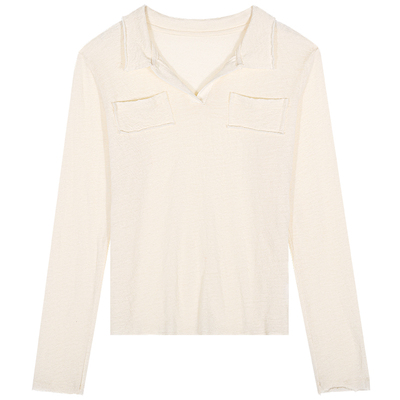 今屿花花早秋长袖T恤女