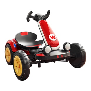 儿童电动车卡丁车男女宝宝小孩可坐人双人四轮遥控周岁礼物玩具车