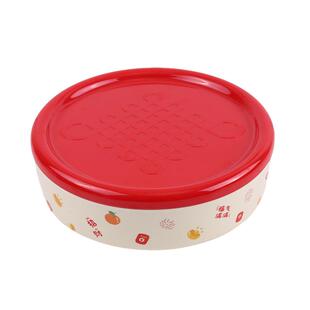 五和中国结果盒客厅家用干果盘新年糖果盒乔迁新居零食收纳盘新款