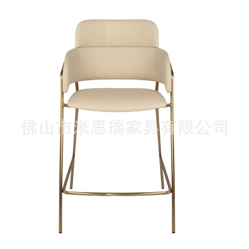 高脚凳北欧休闲铁艺咖啡厅靠背金属酒吧椅家用简约吧台凳餐厅餐椅,住宅家具,高脚凳,淘宝优惠券,粉丝福利购,淘宝优惠卷