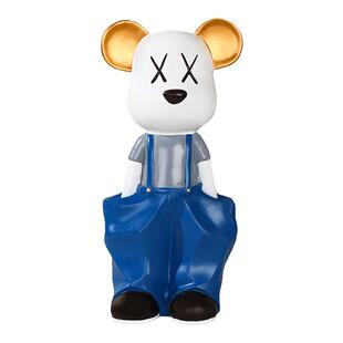 卡通插兜暴力熊摆件家居客厅电视柜酒柜玄关桌面装饰送人乔迁礼物