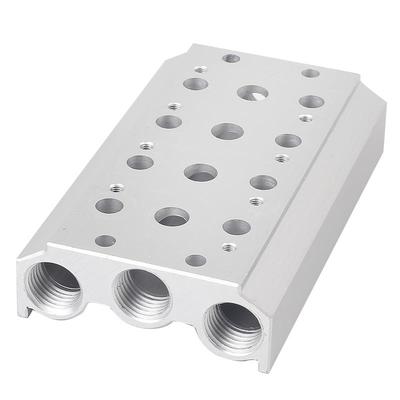 4V110电磁阀底座100M汇流板