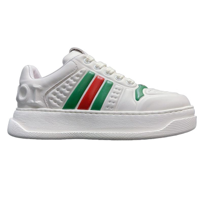 新款尾货特价捡漏男鞋头层牛皮休闲鞋真皮透气板鞋厚底增高老爹鞋