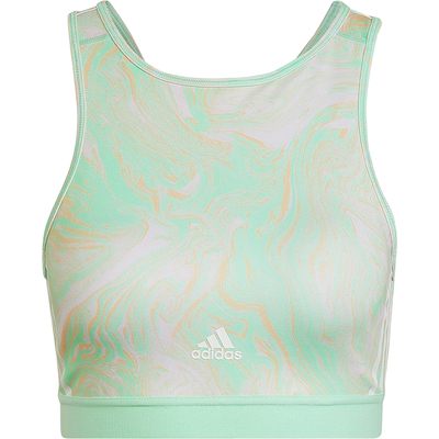 Adidas/阿迪达斯正品新款女士时尚印花训练运动内衣HT5922