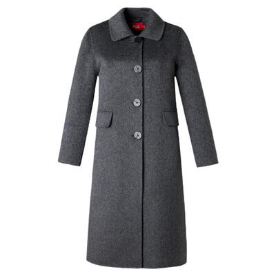 太嘉纯羊毛双面呢大衣