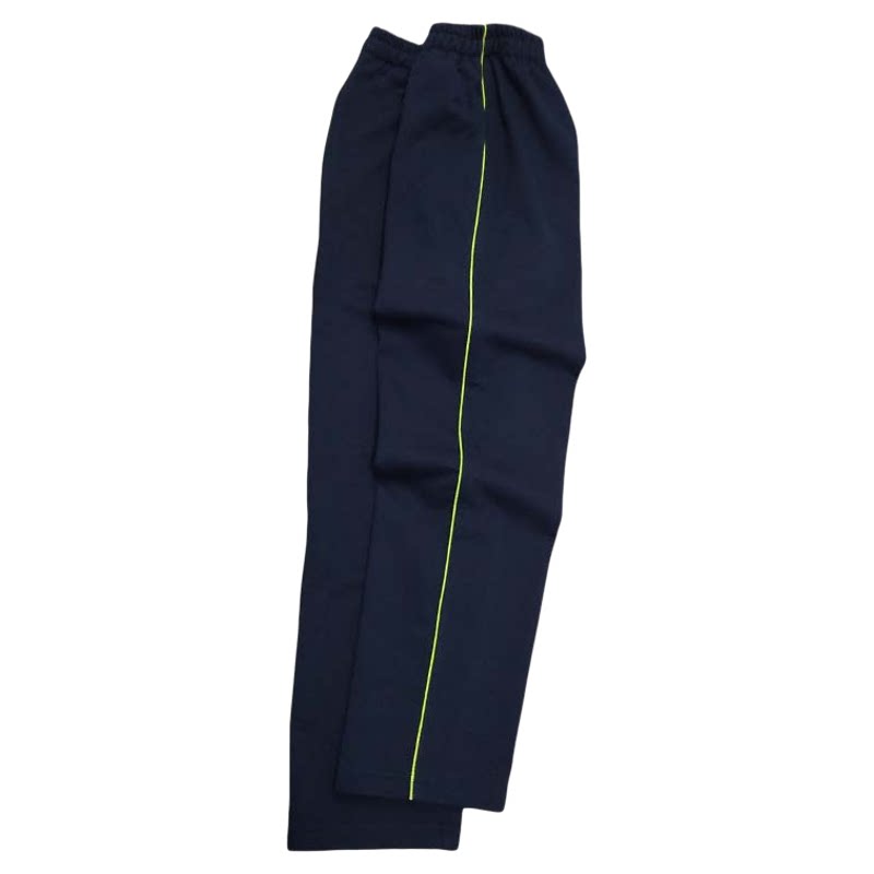 定制秋季款藏青色果绿直筒校服