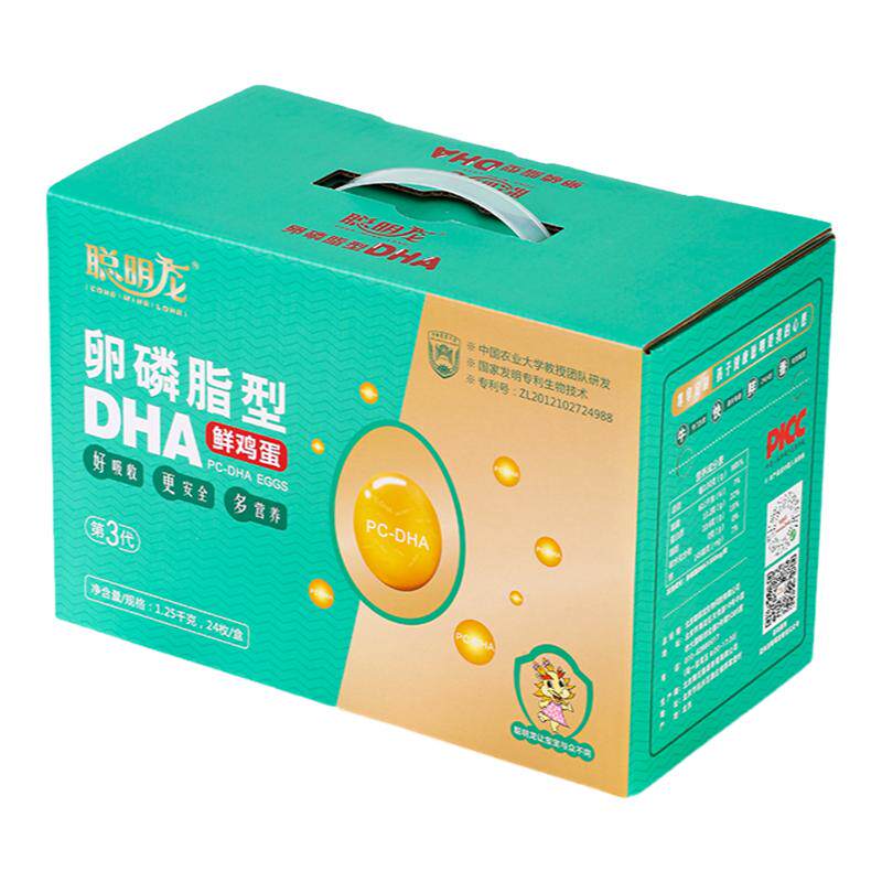 聪明龙卵磷脂DHA鲜鸡蛋好吃不腥