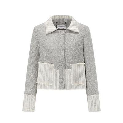 SHROENRO做旧拼接小香风外套