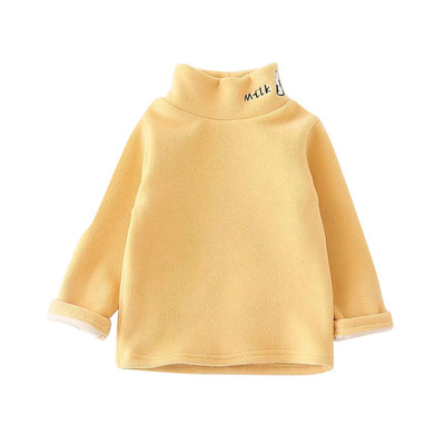 女童加绒打底衫儿童秋冬打底衣